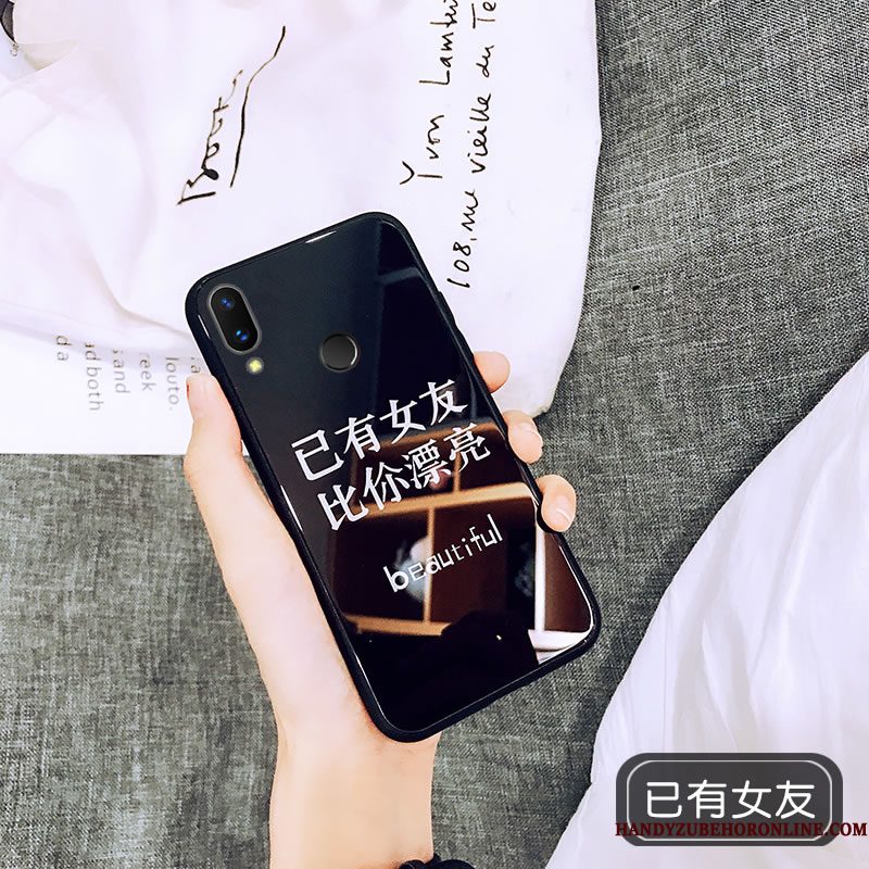 Hoesje Huawei P Smart+ Scheppend Hard Trendy Merk, Hoes Huawei P Smart+ Mode Nieuw Lovers