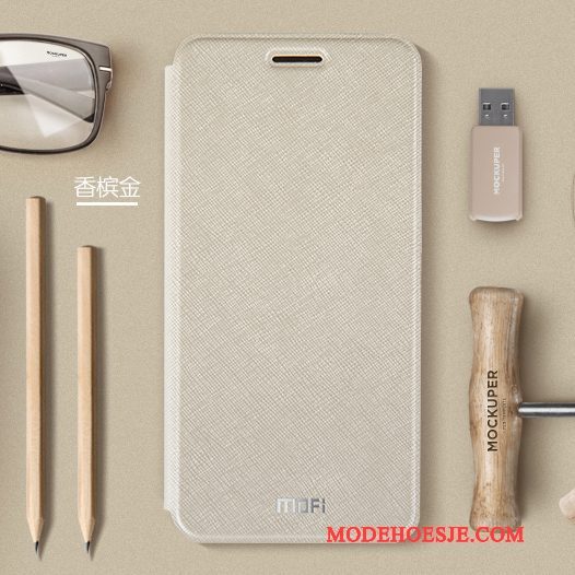 Hoesje Huawei P Smart Siliconen Anti-fall Goud, Hoes Huawei P Smart Bescherming Telefoon