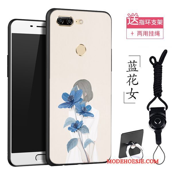 Hoesje Huawei P Smart Siliconen Loverstelefoon, Hoes Huawei P Smart Bescherming Wit Schrobben