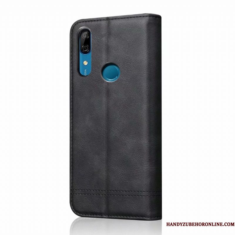 Hoesje Huawei P Smart Z Zakken Khakitelefoon, Hoes Huawei P Smart Z Leer Kaart