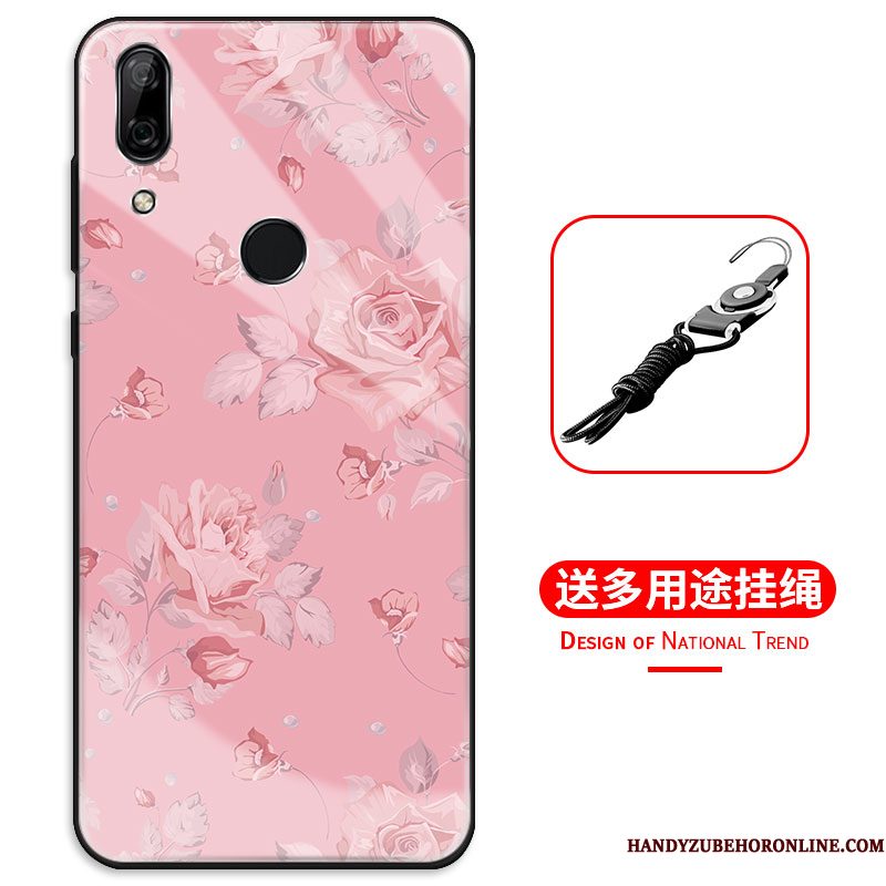 Hoesje Huawei P Smart Z Zakken Skärmskyddtelefoon, Hoes Huawei P Smart Z Bescherming Persoonlijk Bloemen