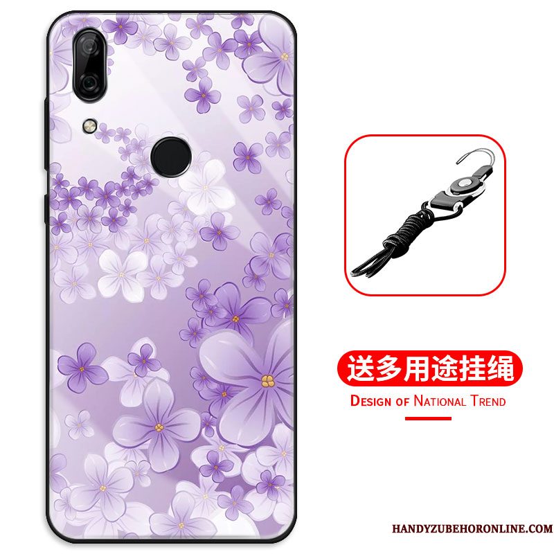 Hoesje Huawei P Smart Z Zakken Skärmskyddtelefoon, Hoes Huawei P Smart Z Bescherming Persoonlijk Bloemen