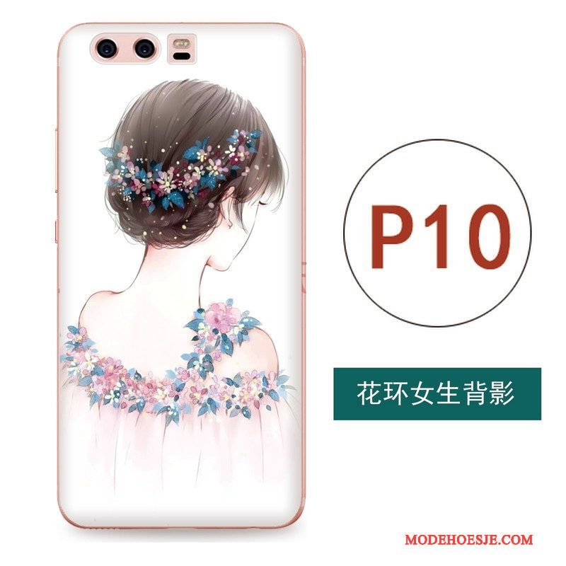 Hoesje Huawei P10 Bescherming Telefoon Chinese Stijl, Hoes Huawei P10 Siliconen Kunst Hanger