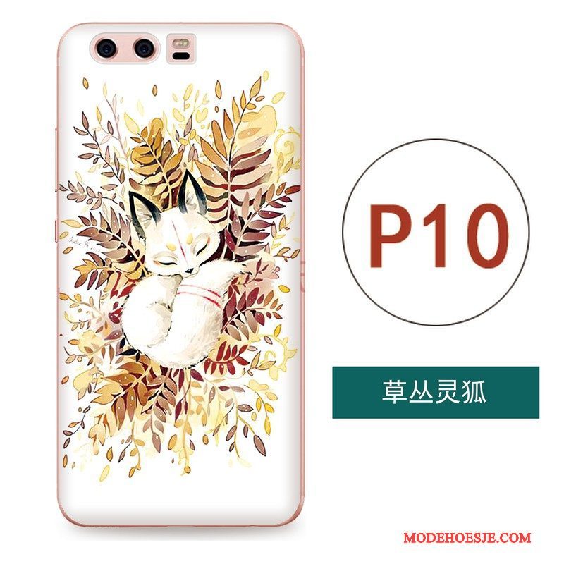 Hoesje Huawei P10 Bescherming Telefoon Chinese Stijl, Hoes Huawei P10 Siliconen Kunst Hanger