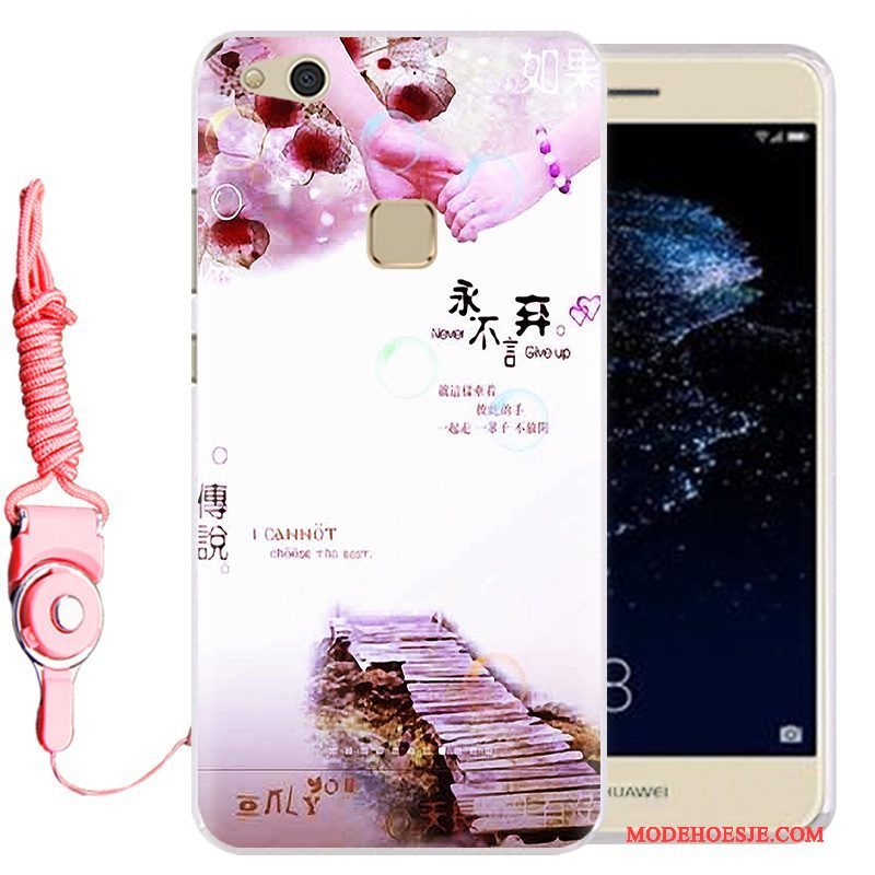 Hoesje Huawei P10 Lite Spotprent Hanger Jeugd, Hoes Huawei P10 Lite Siliconen Telefoon Lichtblauw