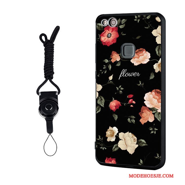 Hoesje Huawei P10 Lite Zacht Jeugd Donkerblauw, Hoes Huawei P10 Lite Ondersteuning Telefoon