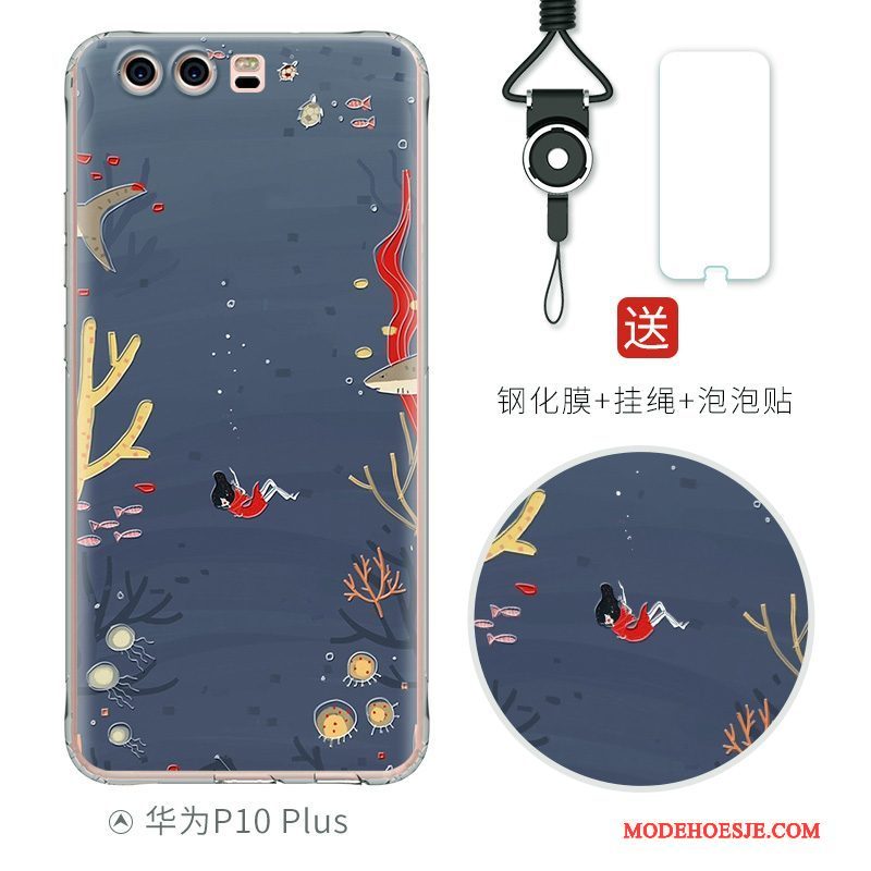 Hoesje Huawei P10 Plus Bescherming Anti-fall Mooie, Hoes Huawei P10 Plus Kleur Telefoon Persoonlijk