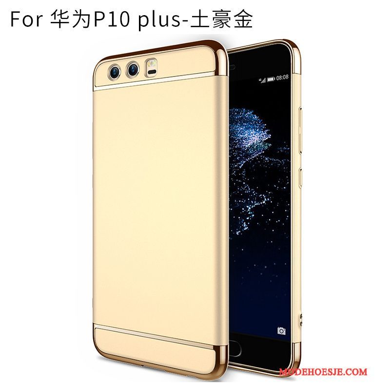 Hoesje Huawei P10 Plus Bescherming Persoonlijk Goud, Hoes Huawei P10 Plus Siliconen Telefoon Trend