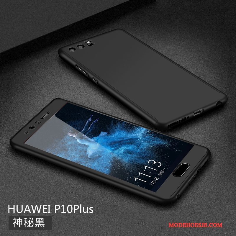 Hoesje Huawei P10 Plus Kleur Anti-falltelefoon, Hoes Huawei P10 Plus Zakken Trend Schrobben