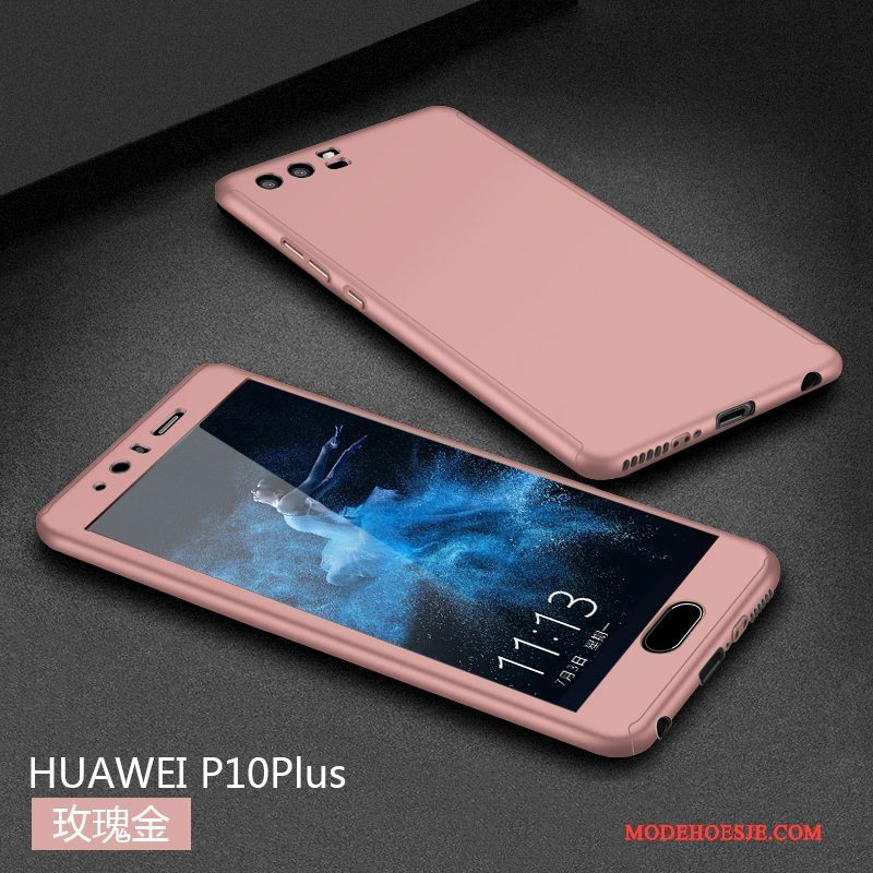 Hoesje Huawei P10 Plus Kleur Anti-falltelefoon, Hoes Huawei P10 Plus Zakken Trend Schrobben