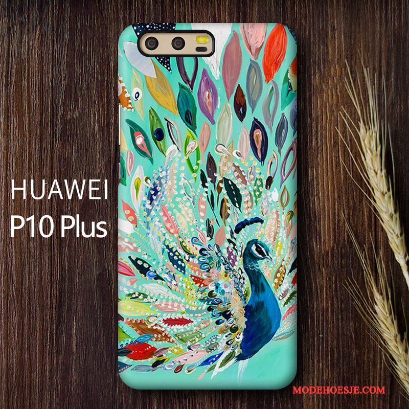 Hoesje Huawei P10 Plus Scheppend Persoonlijk Hard, Hoes Huawei P10 Plus Kleur Anti-fall Trend