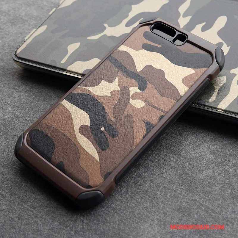 Hoesje Huawei P10 Plus Siliconen Anti-falltelefoon, Hoes Huawei P10 Plus Scheppend Gasbag Camouflage