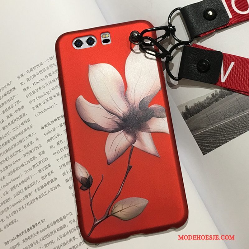 Hoesje Huawei P10 Plus Zacht Anti-fall Zwart, Hoes Huawei P10 Plus Bescherming Telefoon Schrobben