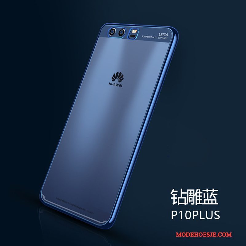 Hoesje Huawei P10 Plus Zacht Duntelefoon, Hoes Huawei P10 Plus Bescherming Trend Doorzichtig