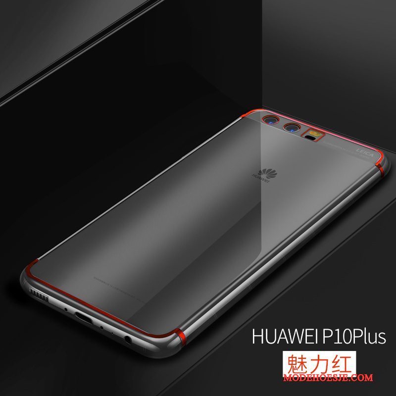 Hoesje Huawei P10 Plus Zacht Telefoon Persoonlijk, Hoes Huawei P10 Plus Zakken Doorzichtig Dun