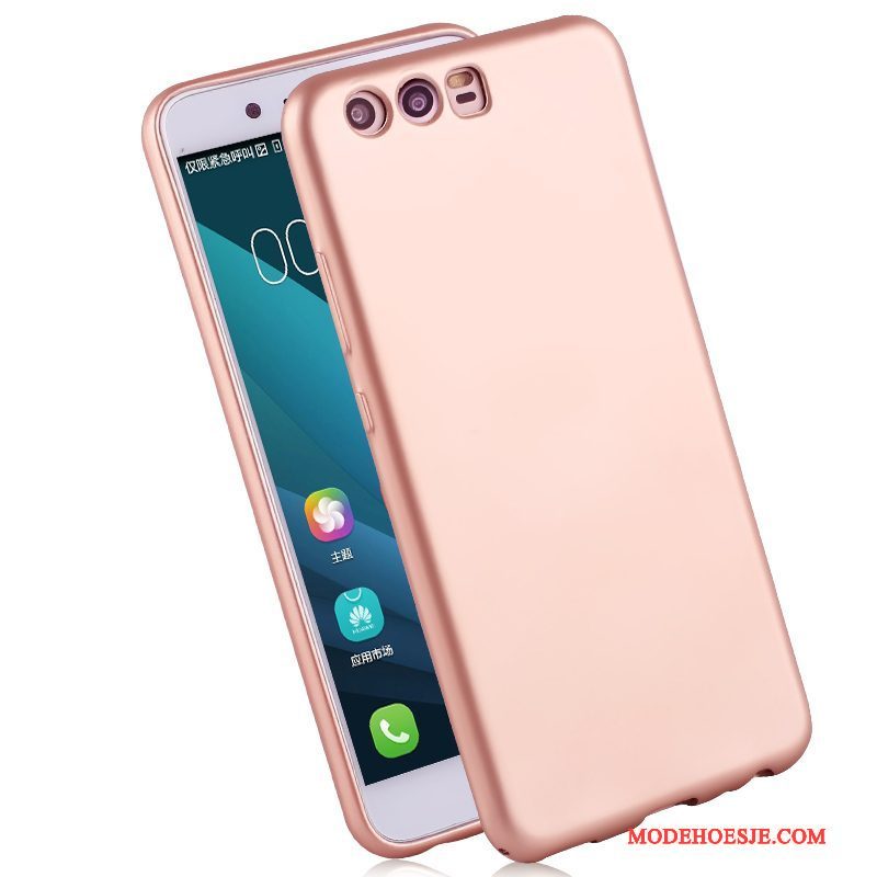 Hoesje Huawei P10 Plus Zakken Hanger Pu, Hoes Huawei P10 Plus Bescherming Telefoon Rood