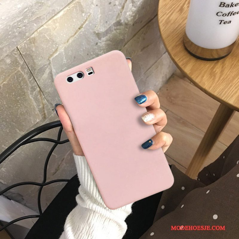 Hoesje Huawei P10 Plus Zakken Rood Dun, Hoes Huawei P10 Plus Siliconen Telefoon Roze