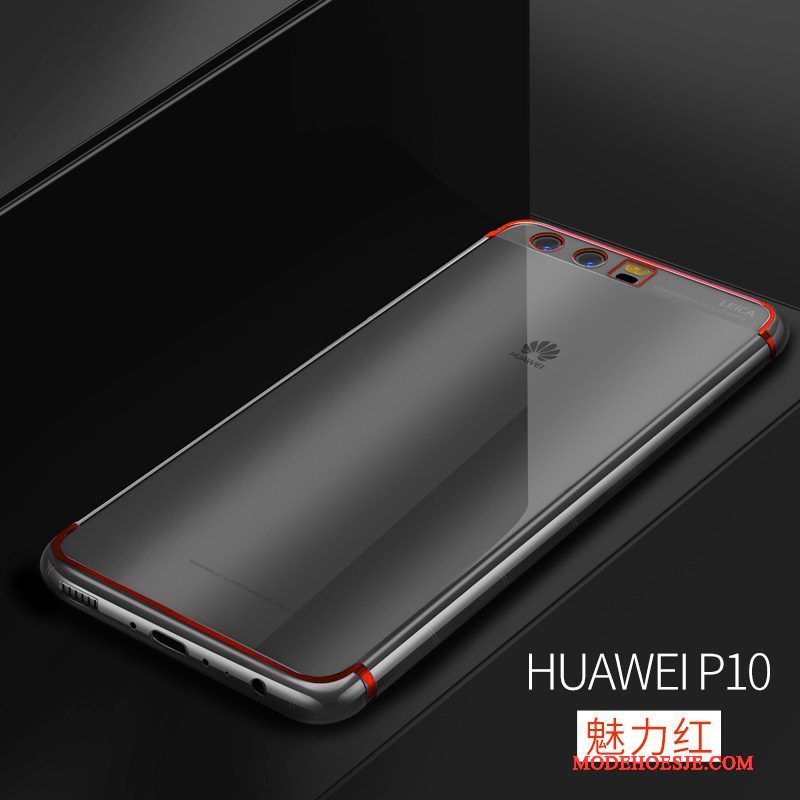 Hoesje Huawei P10 Siliconen Duntelefoon, Hoes Huawei P10 Zakken Persoonlijk Doorzichtig