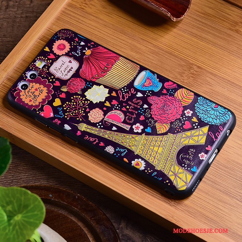 Hoesje Huawei P10 Vintage Chinese Stijl Persoonlijk, Hoes Huawei P10 Scheppend Blauw Trendy Merk