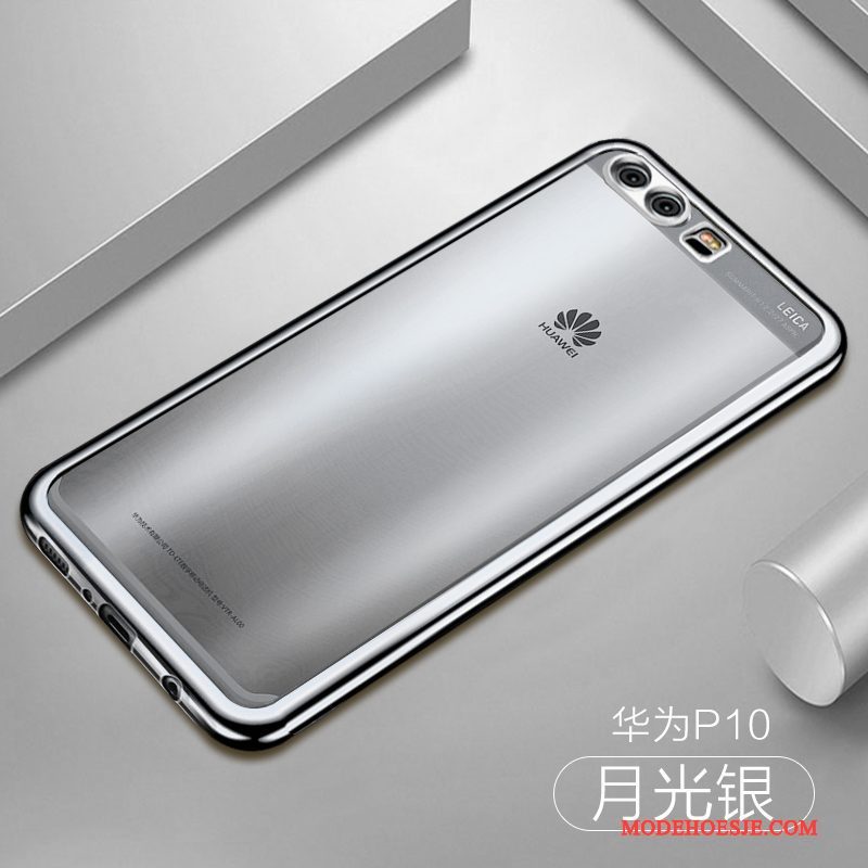 Hoesje Huawei P10 Zacht Anti-fall Dun, Hoes Huawei P10 Bescherming Telefoon Plating