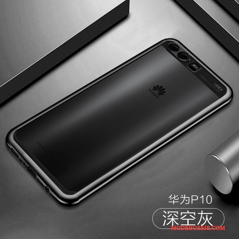 Hoesje Huawei P10 Zacht Anti-fall Dun, Hoes Huawei P10 Bescherming Telefoon Plating
