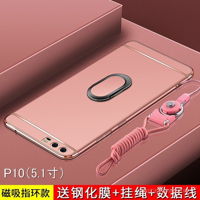 Hoesje Huawei P10 Zakken Anti-fall Schrobben, Hoes Huawei P10 Bescherming Telefoon Goud