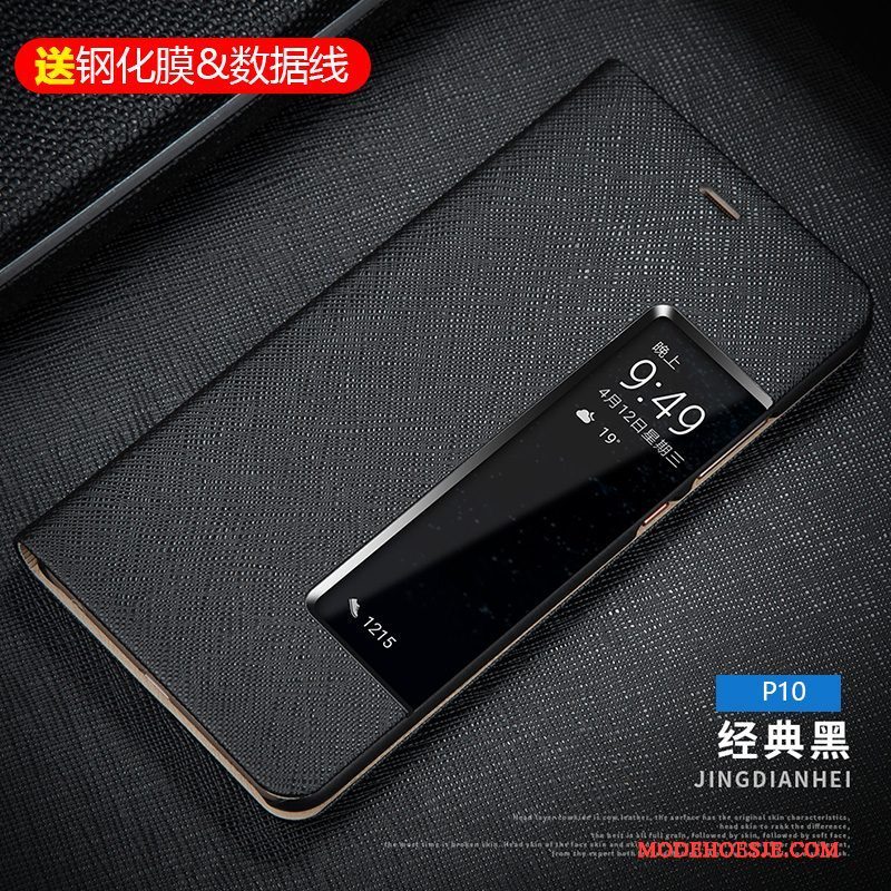 Hoesje Huawei P10 Zakken Anti-falltelefoon, Hoes Huawei P10 Folio Dun Bedrijf