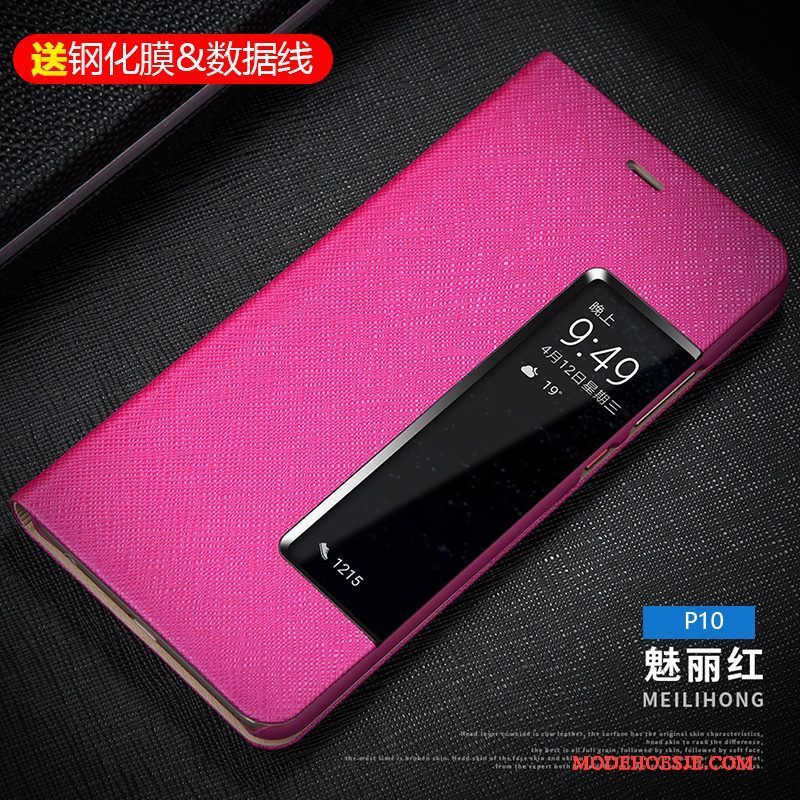 Hoesje Huawei P10 Zakken Anti-falltelefoon, Hoes Huawei P10 Folio Dun Bedrijf