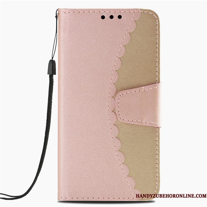 Hoesje Huawei P20 Bescherming Anti-fall Purper, Hoes Huawei P20 Leer