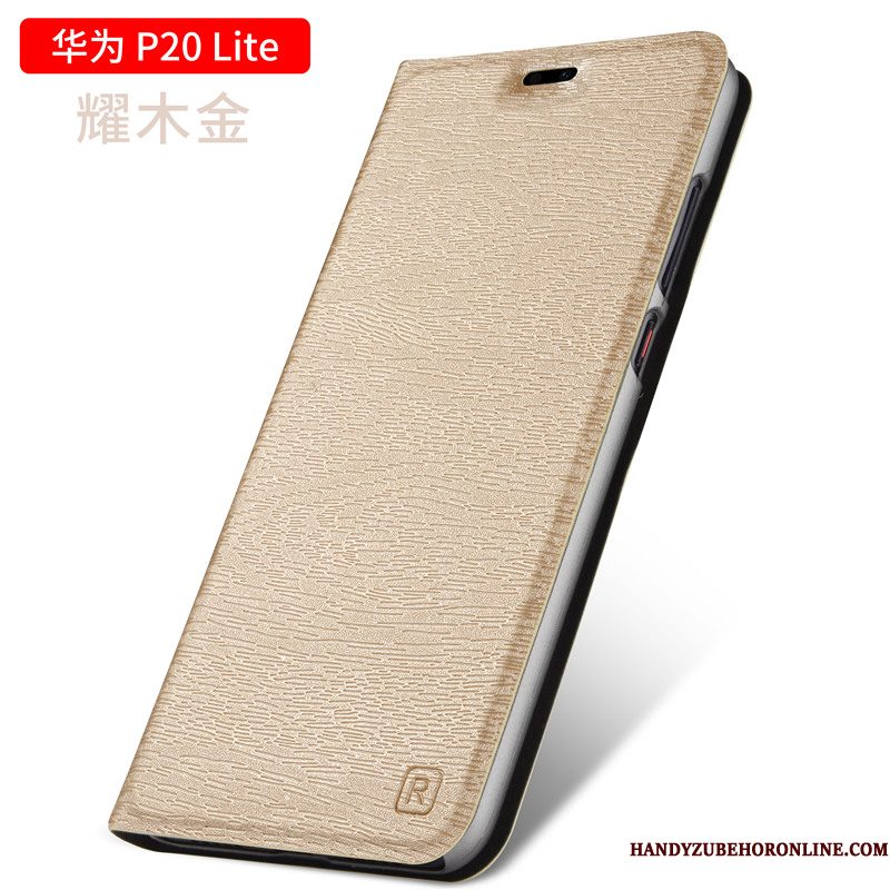Hoesje Huawei P20 Lite Bescherming Rood Jeugd, Hoes Huawei P20 Lite Zakken Anti-falltelefoon