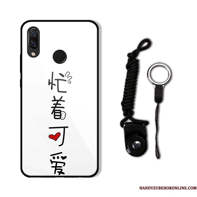 Hoesje Huawei P20 Lite Bescherming Wit Persoonlijk, Hoes Huawei P20 Lite Zacht Jeugd Hanger
