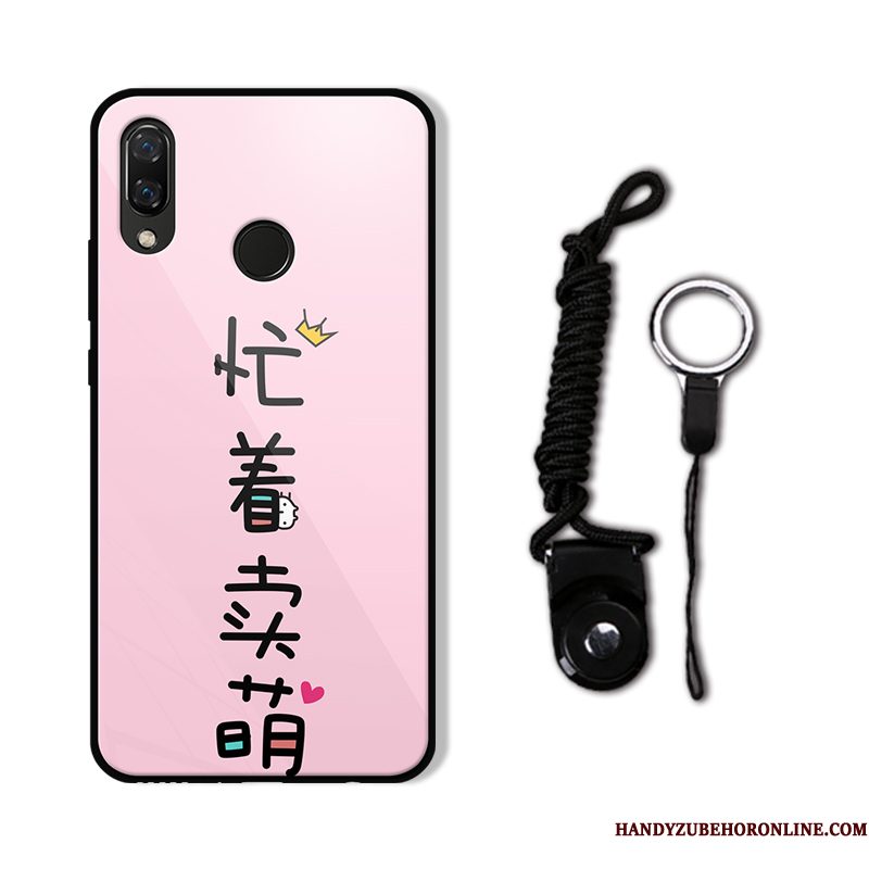 Hoesje Huawei P20 Lite Bescherming Wit Persoonlijk, Hoes Huawei P20 Lite Zacht Jeugd Hanger