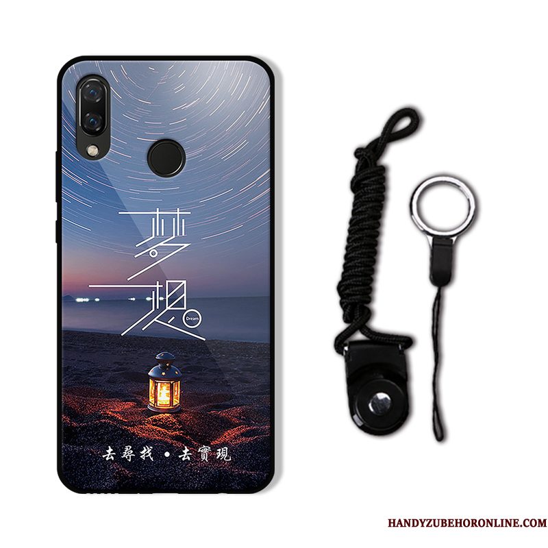 Hoesje Huawei P20 Lite Bescherming Wit Persoonlijk, Hoes Huawei P20 Lite Zacht Jeugd Hanger