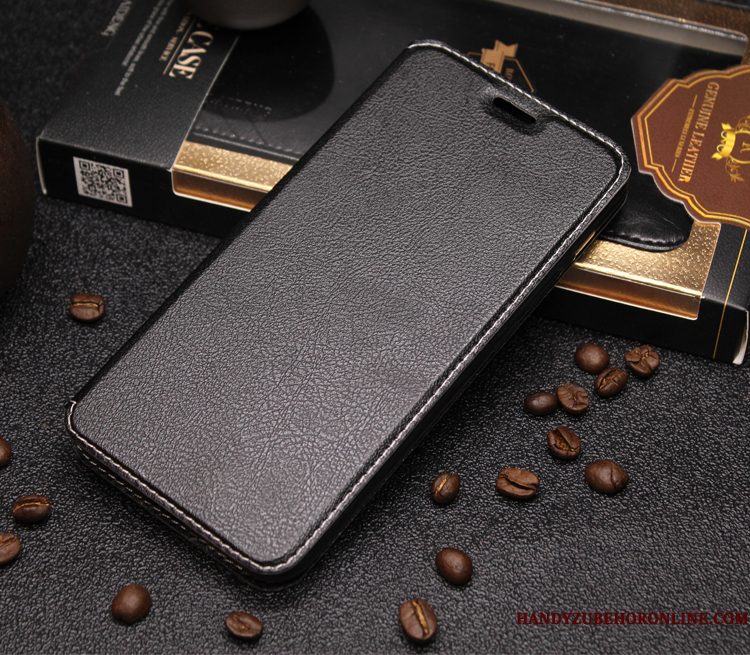 Hoesje Huawei P20 Lite Leer Anti-fall Goud, Hoes Huawei P20 Lite Siliconen Telefoon