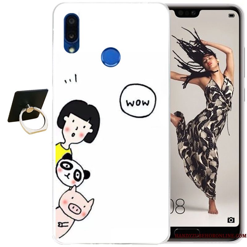 Hoesje Huawei P20 Lite Siliconen Doorzichtigtelefoon, Hoes Huawei P20 Lite Zacht