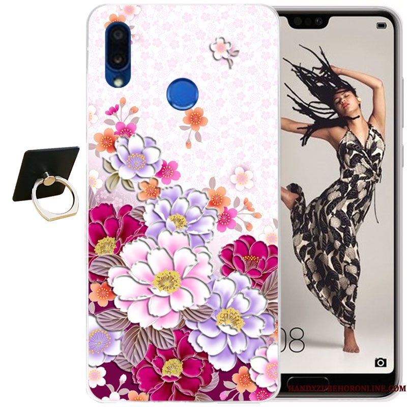 Hoesje Huawei P20 Lite Siliconen Doorzichtigtelefoon, Hoes Huawei P20 Lite Zacht