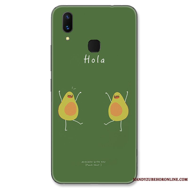 Hoesje Huawei P20 Lite Siliconen Telefoon Groen, Hoes Huawei P20 Lite Bescherming Koe Vers