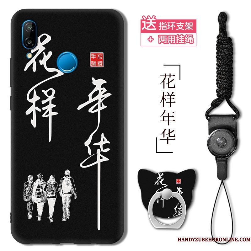 Hoesje Huawei P20 Lite Zacht Groentelefoon, Hoes Huawei P20 Lite Spotprent Nieuw