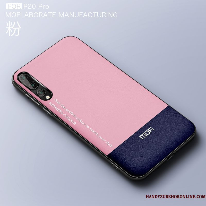 Hoesje Huawei P20 Pro Scheppend High End Trendy Merk, Hoes Huawei P20 Pro Zakken Anti-fall Dun
