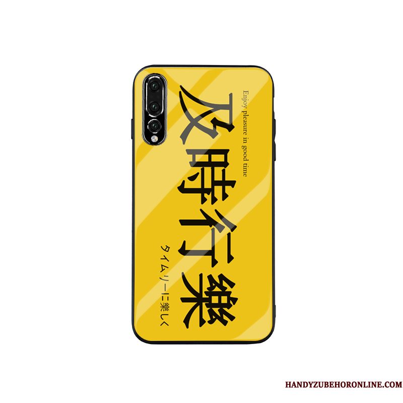 Hoesje Huawei P20 Pro Scheppend Telefoon Lovers, Hoes Huawei P20 Pro Bescherming Trendy Merk Zwart