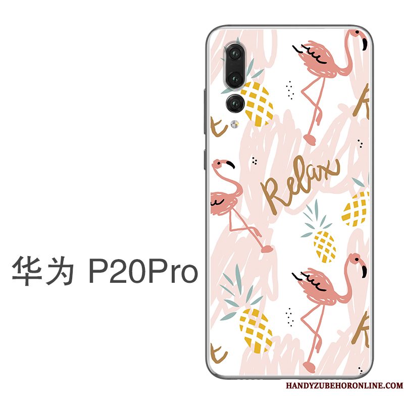 Hoesje Huawei P20 Pro Siliconen Groen Dun, Hoes Huawei P20 Pro Bescherming Telefoon Hanger