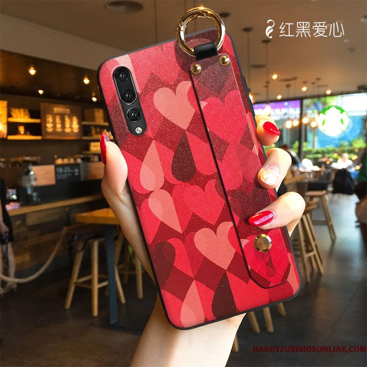 Hoesje Huawei P20 Pro Siliconen Patroon Trend, Hoes Huawei P20 Pro Scheppend Doektelefoon