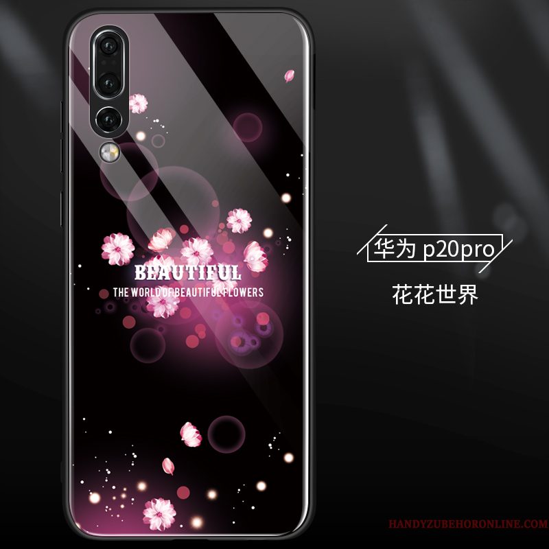 Hoesje Huawei P20 Pro Siliconen Telefoon Blauw, Hoes Huawei P20 Pro Zacht Schrobben Anti-fall