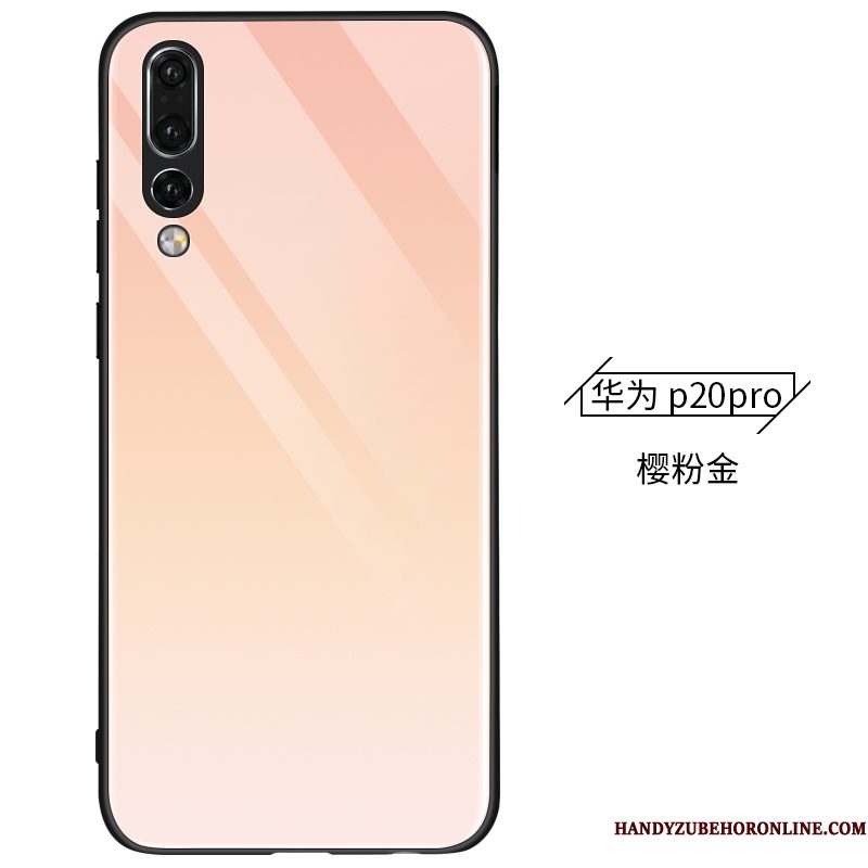 Hoesje Huawei P20 Pro Siliconen Telefoon Blauw, Hoes Huawei P20 Pro Zacht Schrobben Anti-fall