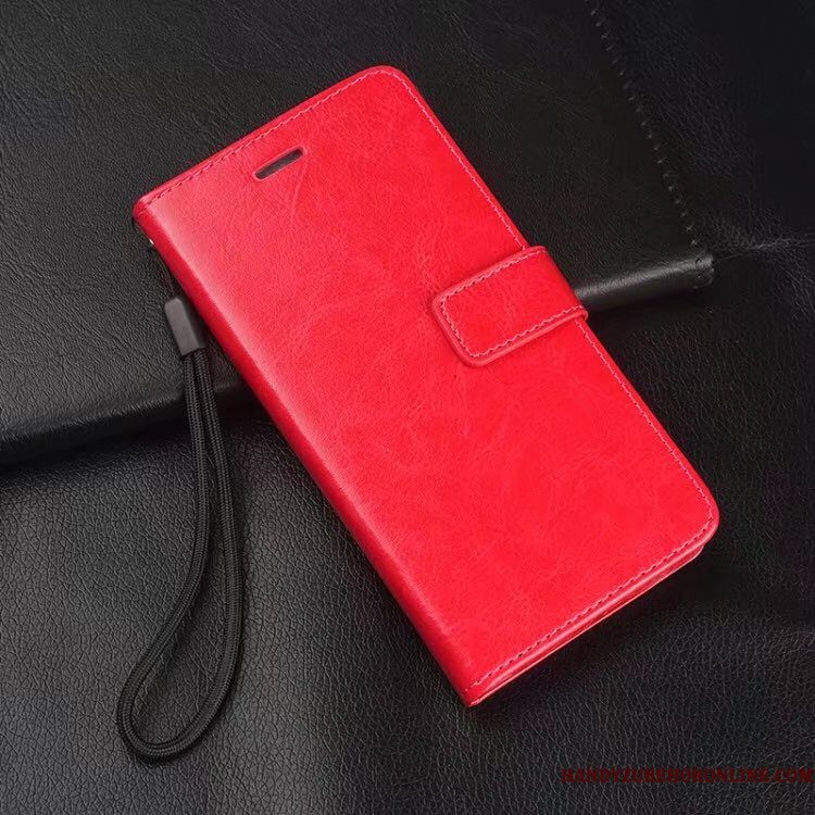 Hoesje Huawei P20 Pro Zacht Skärmskydd Rood, Hoes Huawei P20 Pro Leer Telefoon