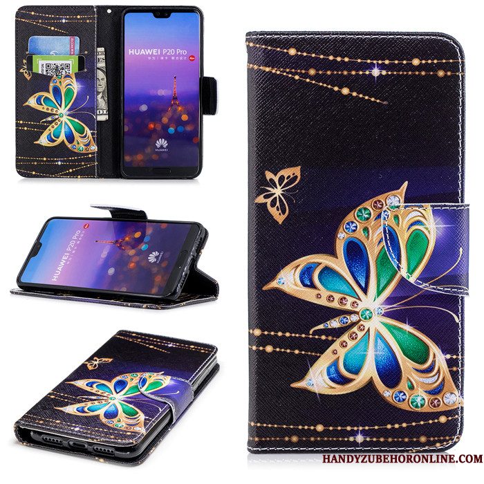 Hoesje Huawei P20 Siliconen Blauw Anti-fall, Hoes Huawei P20 Scheppend Telefoon