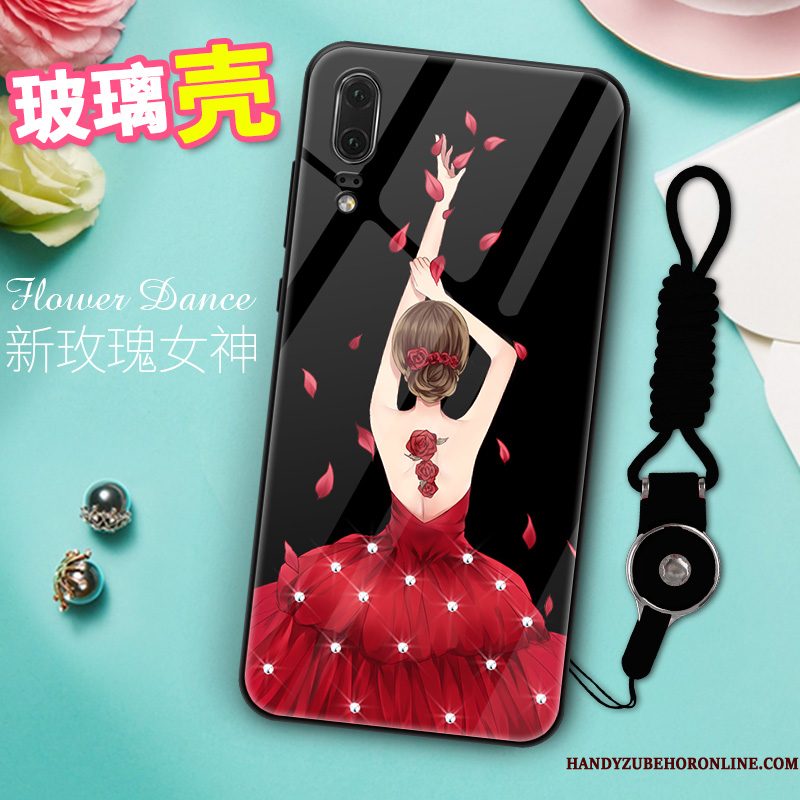 Hoesje Huawei P20 Zacht Persoonlijk Hanger, Hoes Huawei P20 Mode Anti-fall Trend