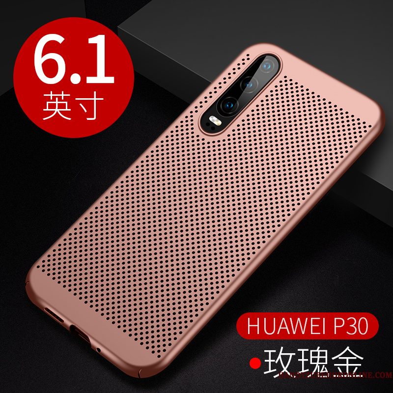 Hoesje Huawei P30 Bescherming Trendy Merktelefoon, Hoes Huawei P30 Goud Dun