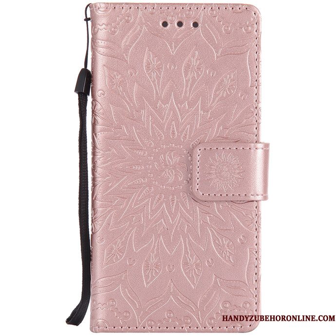 Hoesje Huawei P30 Lite Bescherming Rood Anti-fall, Hoes Huawei P30 Lite Leer Telefoon