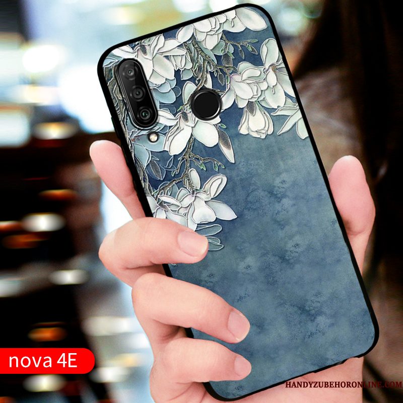 Hoesje Huawei P30 Lite Siliconen Telefoon Rood, Hoes Huawei P30 Lite Bescherming Pas Anti-fall